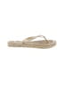 Ilse Jacobsen Gold Flip Flops Size 8 - photo 1