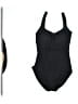 Gottex Solid Black One Piece Swimsuit Size 10 - photo 1