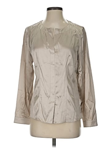 Lafayette 148 New York 3/4 Sleeve Silk Top (view 1)