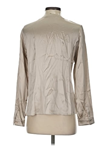 Lafayette 148 New York 3/4 Sleeve Silk Top (view 2)
