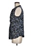 Ann Taylor LOFT 100% Polyester Blue Sleeveless Blouse Size M - photo 5