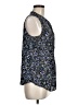 Ann Taylor LOFT 100% Polyester Blue Sleeveless Blouse Size M - photo 4