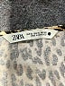 Zara Animal Print Gold 3/4 Sleeve Blouse Size XL - photo 7