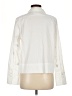 Modern Works 100% Polyester Stars Ivory Long Sleeve Blouse Size M - photo 2