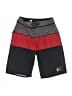 Quiksilver 100% Polyester Color Block Black Gray Board Shorts Size 4 - 6 - photo 1