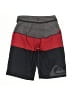 Quiksilver 100% Polyester Color Block Black Gray Board Shorts Size 4 - 6 - photo 2