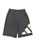 Adidas 100% Polyester Graphic Solid Gray Athletic Shorts Size 10 - 12 - photo 1