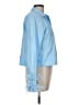 J.Crew Collection 100% Cotton Blue Long Sleeve Blouse Size 8 - photo 4
