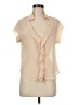 Pins and Needles Ivory Short Sleeve Blouse Size M - photo 1