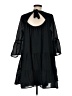 Crescent Solid Black Casual Dress Size M - photo 2