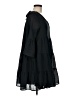 Crescent Solid Black Casual Dress Size M - photo 4