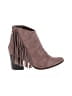 Mossimo Supply Co. 100% Leather Brown Ankle Boots Size 8 1/2 - photo 1