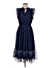 Aqua 100% Polyester Blue Cocktail Dress Size M - photo 1