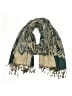 Unbranded 100% Viscose Tan Green Scarf One size - photo 1