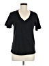 Easy 100% Cotton Black Short Sleeve Top Size M - photo 1