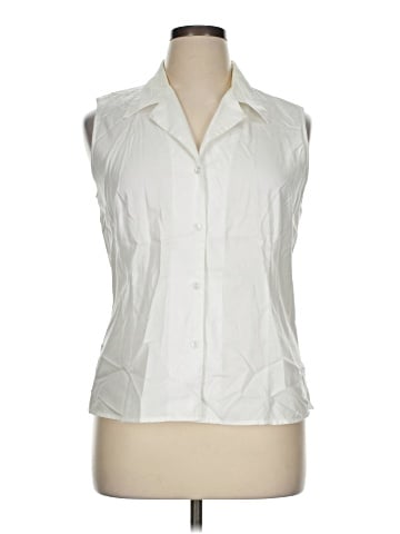 Liz Claiborne Sleeveless Button-Down Shirt (view 1)