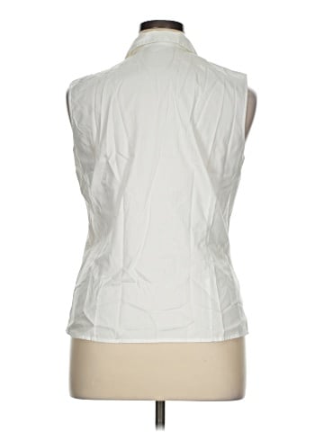 Liz Claiborne Sleeveless Button-Down Shirt (view 2)