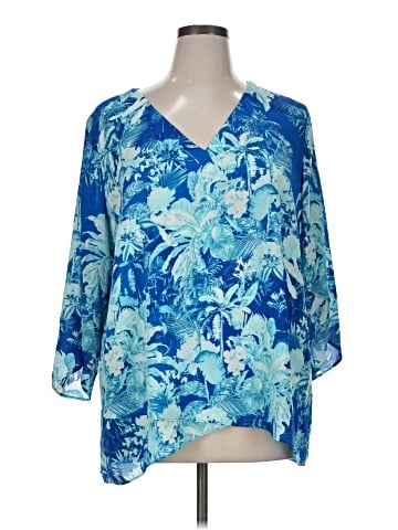 Beautiful by Lawrence Zarian 3/4 Sleeve Blouse (view 1)