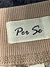 Per Se Tan Khaki Shorts Size 1X - photo 3