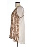 French Laundry Brown Sleeveless Blouse Size L - photo 5