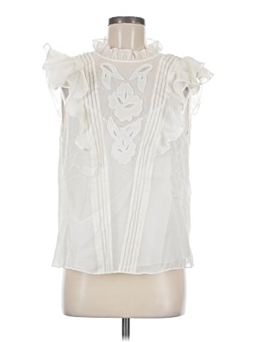 Rebecca Taylor Sleeveless Silk Top (view 1)