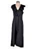 Maria Stanley Solid Black Jumpsuit Size S - photo 1