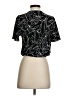 Astr 100% Polyester Black Short Sleeve Blouse Size XS - photo 2