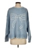 Bailey Rose 100% Acrylic Blue Pullover Sweater Size S - photo 1