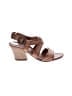 Paul Green 100% Leather Brown Sandals Size UK 4 1/2 / US 6 1/2 - photo 1