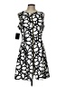 Alexia Admor Graphic Gray White Cocktail Dress Size 12 - photo 1