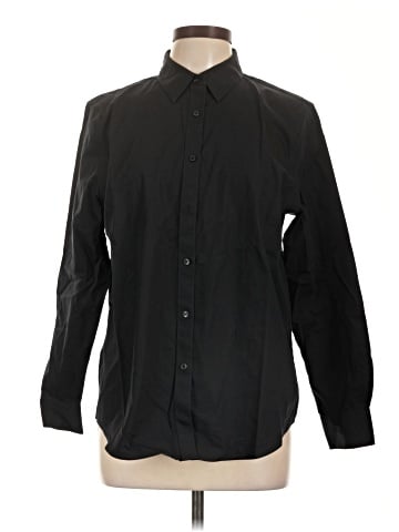 Jones New York Signature Long Sleeve Button-Down Shirt (view 1)