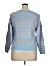 Entireworld 100% Cotton Stripes Blue Pullover Sweater Size XL - photo 2