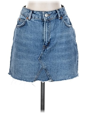 Topshop Denim Skirt (view 1)