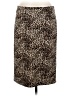 Alfani Animal Print Brown Casual Skirt Size 6 - photo 1