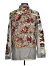 Soft Surroundings Floral Gray Long Sleeve Blouse Size M - photo 2