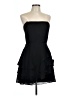 Lulus 100% Polyester Solid Black Cocktail Dress Size L - photo 1