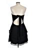 Lulus 100% Polyester Solid Black Cocktail Dress Size L - photo 2