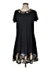 Unbranded 100% Polyester Black Casual Dress Size L - photo 1