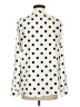 Calvin Klein Polka Dots Ivory Long Sleeve Blouse Size M - photo 2