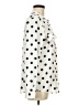 Calvin Klein Polka Dots Ivory Long Sleeve Blouse Size M - photo 4