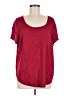 Torrid Burgundy Short Sleeve Blouse Size Med Plus (00) - photo 1