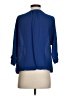 Joie 100% Silk Blue 3/4 Sleeve Silk Top Size S - photo 2