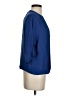 Joie 100% Silk Blue 3/4 Sleeve Silk Top Size S - photo 4