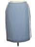 Caslon 100% Polyester Solid Gray Blue Formal Skirt Size 16 - photo 1
