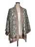 Max Studio 100% Polyester Paisley Gray Cardigan Size 1X - photo 1