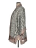 Max Studio 100% Polyester Paisley Gray Cardigan Size 1X - photo 5