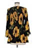 Spense 100% Polyester Black 3/4 Sleeve Blouse Size M - photo 2