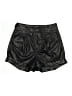 Ci Sono 100% Polyurethane Metallic Black Shorts Size XL - photo 1