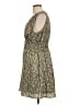 Gap 100% Polyester Animal Print Tan Casual Dress Size L - photo 5