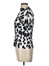 Preen Animal Print Silver Short Sleeve Blouse Size L (estimated) - photo 5